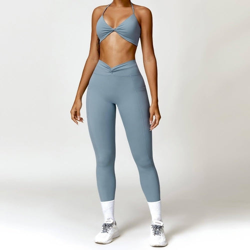Dames Yoga Suit – Sneldrogend Beauty Back Sportpak | Legging & Shorts