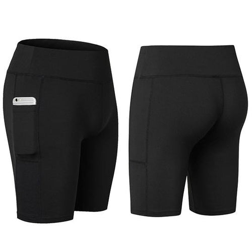 Yoga Shorts met Telefoonzak | Rekbaar & Veelzijdig | All Seasons