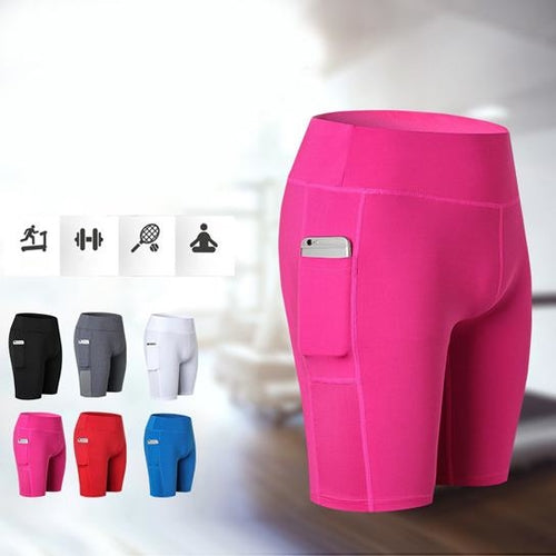 Yoga Shorts met Telefoonzak | Rekbaar & Veelzijdig | All Seasons