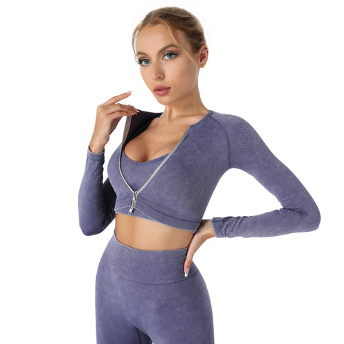 Dames Naadloos Sportpak – 2-delig Tracksuit | Yoga & Fitness